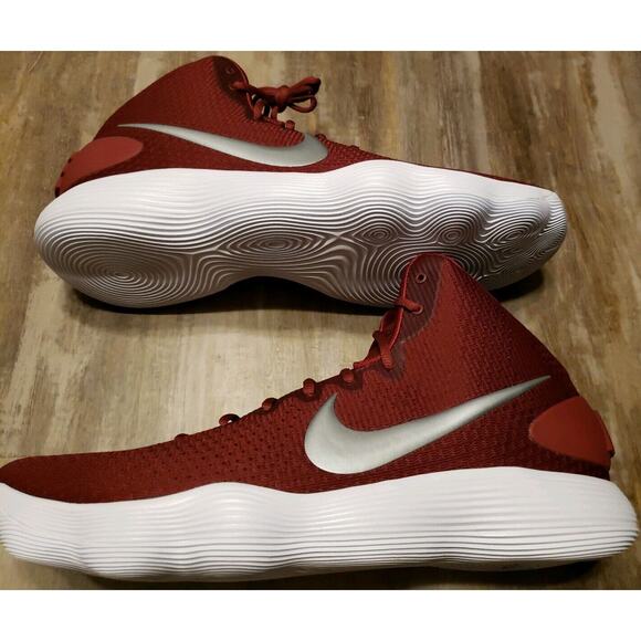 Nike Men\'s Hyperdunk 2017 TB Promo Maroon Wine White Silver 942571 602 Size 17.5 main image 6